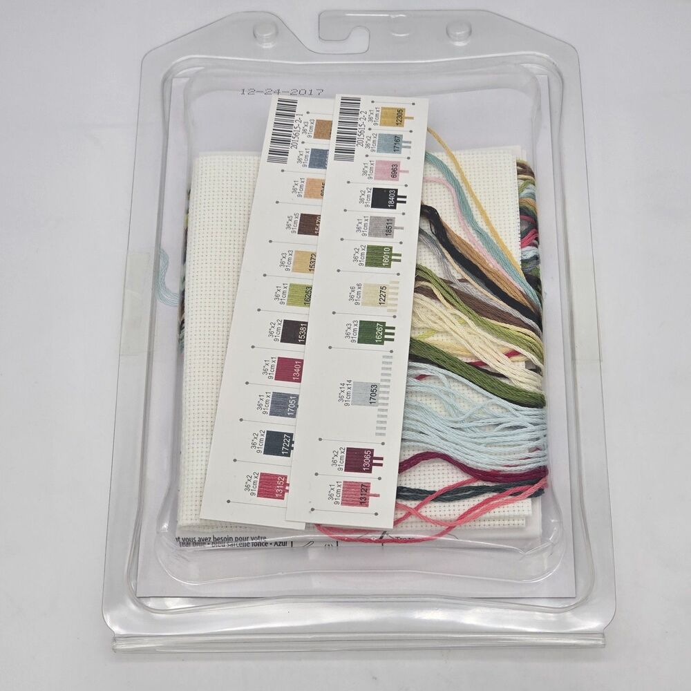 Dimensions Gold Collection Petites Stacked Tea Cups 5 x 7 Cross Stitch Kit - Picture 2 of 2